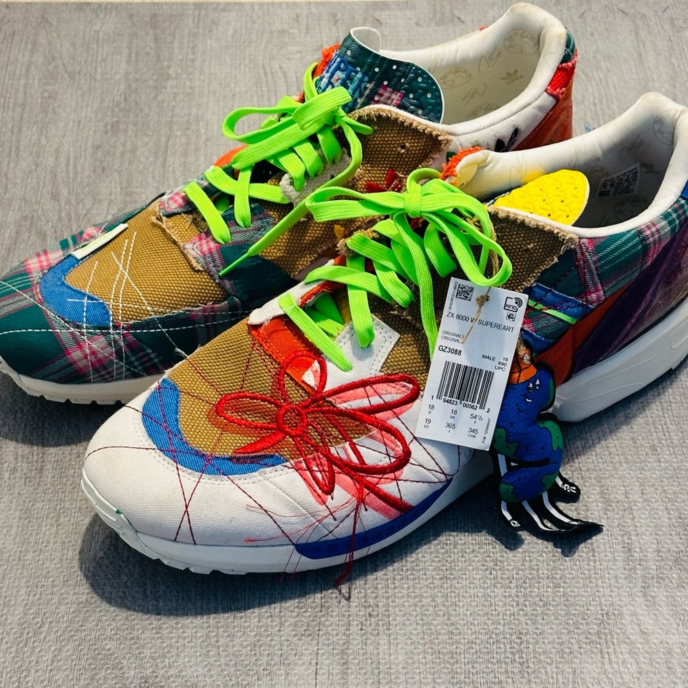 Adidas Sean Wotherspoon ZX 8000 Super Earth size 19 new with tags